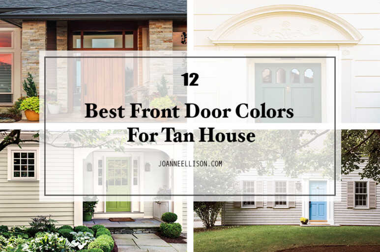 Front Door Colors Ideas for Tan House