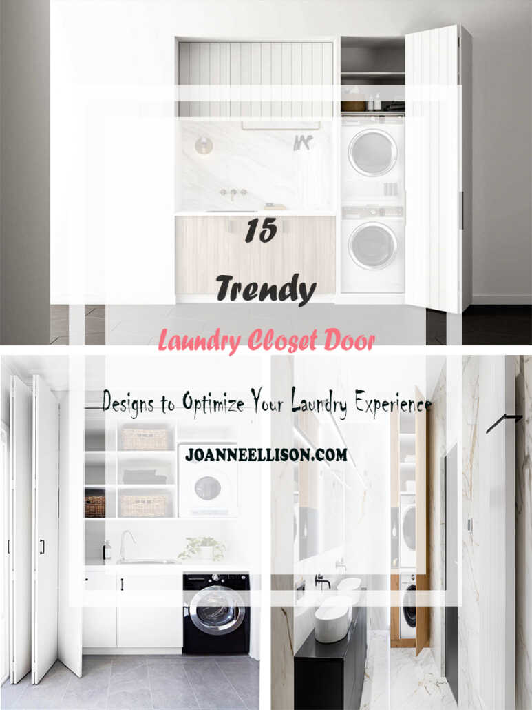 Laundry closet door designs to optimize your laundry experience